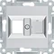 LUMINA Double Keystone Jack plate silver