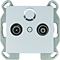 LUMINA End RTV socket silver