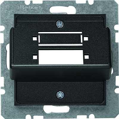 LUMINA Fiber optic socket plate black