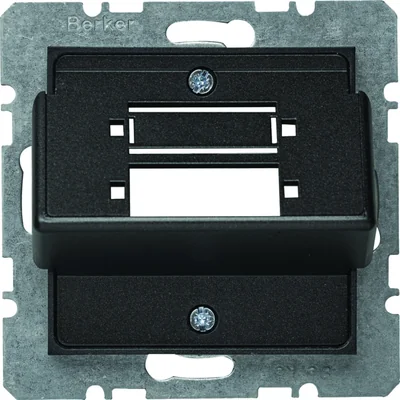 LUMINA Fiber optic socket plate black