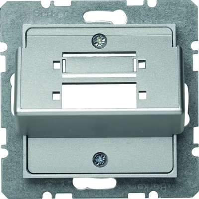 LUMINA Fiber optic socket plate silver