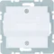 LUMINA Fiber optic socket plate white