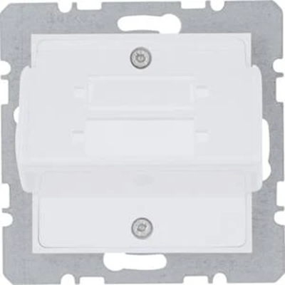 LUMINA Fiber optic socket plate white