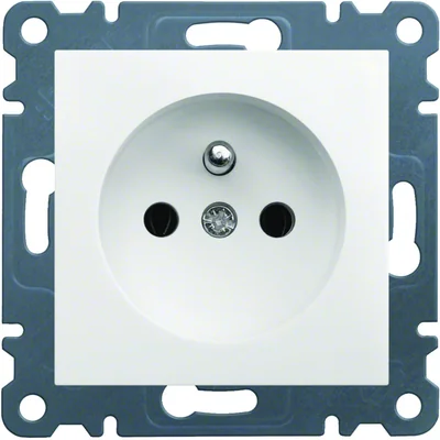 LUMINA Grounded power socket 16A/230VAC white
