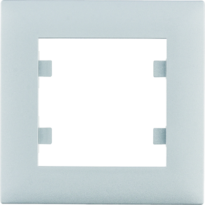 LUMINA INTENSE 1-gang silver frame