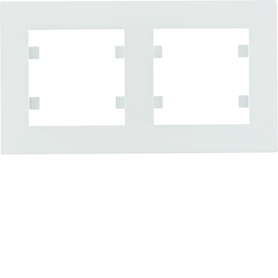 LUMINA INTENSE 2-fold horizontal white frame