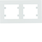 LUMINA INTENSE 2-fold horizontal white frame