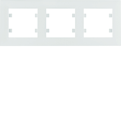 LUMINA INTENSE 3-fold horizontal white frame