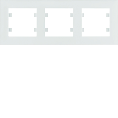 LUMINA INTENSE 3-fold horizontal white frame