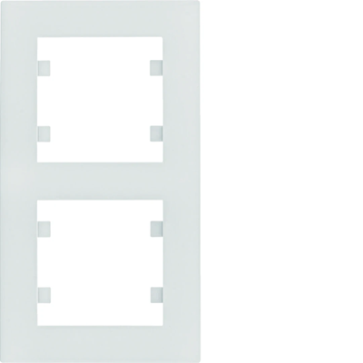 LUMINA INTENSE cadre blanc vertical double