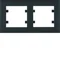 LUMINA INTENSE cadre noir horizontal 2 volets