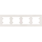 LUMINA INTENSE Marco horizontal de 4 pliegues, blanco