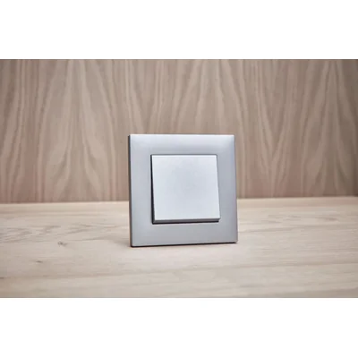 LUMINA INTENSE Ramka 1-krotna srebrny