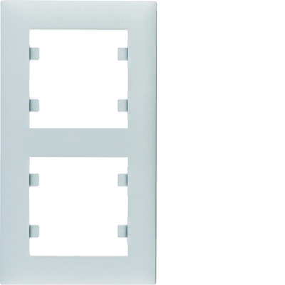 LUMINA INTENSE Silver vertical double frame