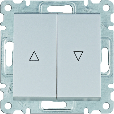 LUMINA Interrupteur obturateur monostable (marque) argent