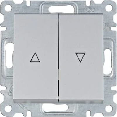 LUMINA Interrupteur obturateur monostable (marque) argent