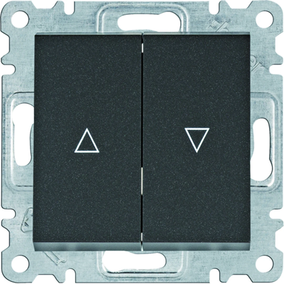 LUMINA Interrupteur store bistable noir