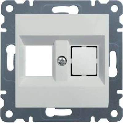 LUMINA Keystone Jack placa doble, blanco