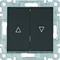 LUMINA Monostable shutter switch (make) black