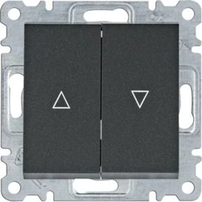 LUMINA Monostable shutter switch (make) black