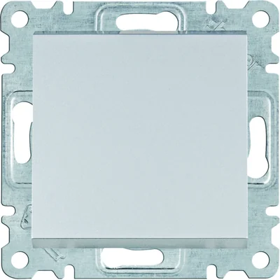 LUMINA Normally open switch 1-pole silver