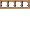 LUMINA PASSION 4-fold horizontal frame, beech wood