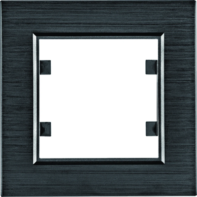 LUMINA PASSION Ramka 1-krotna aluminium czarne