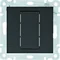 LUMINA Plaque d'obturation noire