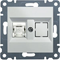 LUMINA Prise ordinateur simple RJ45 cat.5e FTP blanc