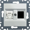 LUMINA RJ11/12 + RJ45 socket white