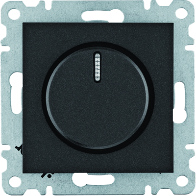 LUMINA Rotary dimmer 60-600W black
