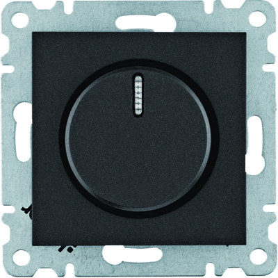 LUMINA Rotary dimmer 60-600W black