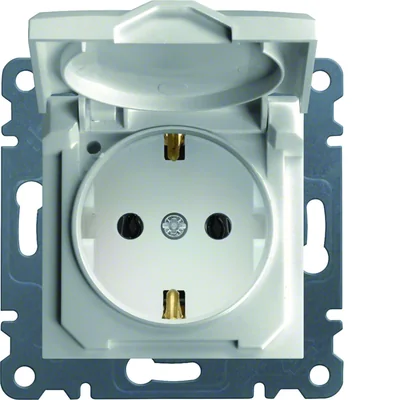 LUMINA SCHUKO socket with cover white