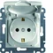 LUMINA SCHUKO socket with cover white