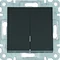 LUMINA Serial/candlestick switch black