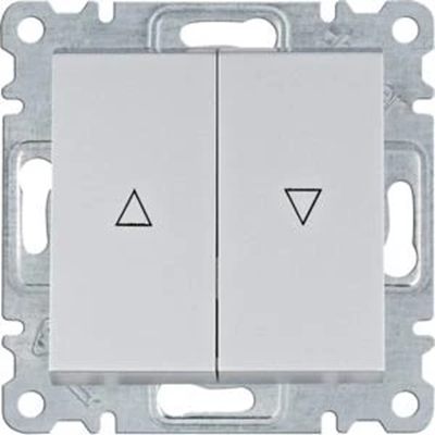 LUMINA Silver bistable shutter switch