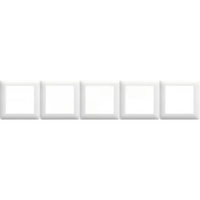 LUMINA SOUL Cadre blanc horizontal 5 volets