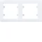 LUMINA SOUL cadre blanc horizontal double
