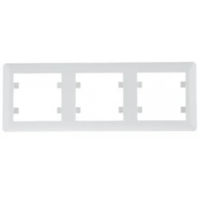 LUMINA SOUL Cornice bianca orizzontale 3 volte