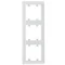 LUMINA SOUL Cornice bianca verticale 3 volte