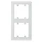 LUMINA SOUL Double cadre blanc vertical