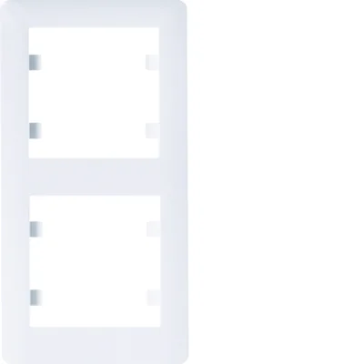 LUMINA SOUL Double cadre blanc vertical