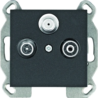 LUMINA Terminal RTV-SAT-Buchse schwarz