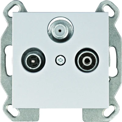 LUMINA Terminal RTV-SAT silver socket