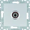 LUMINA Toma SAT individual para instalaciones individuales, plata