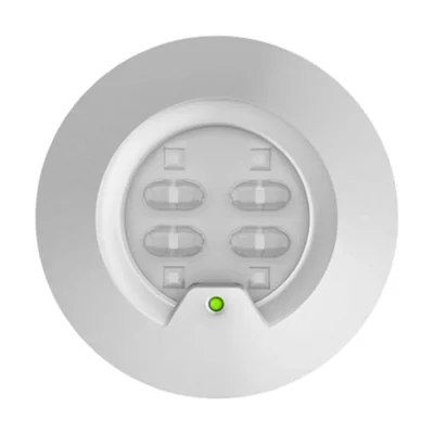 Luminaire de secours RoundTech RT2RSO150SA3H, encastré, optique ouverte, 150 lm NM, 3 h IP44, CNBOP