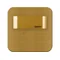 Luminaire d'escalier SALSA Short LED Light SKOFF 10 V DC 0,8 W IP 66 3000 K laiton mat pcs.