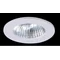 Luminaire encastré halogène blanc mat oeillet