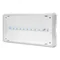 Luminaire LED EXIT IP65 3W 1h double usage blanc AT 230V