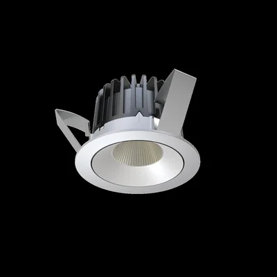 Luminaire LED INTO R100 p/t ED 1850 lm/840 55° blanc argent 21 W